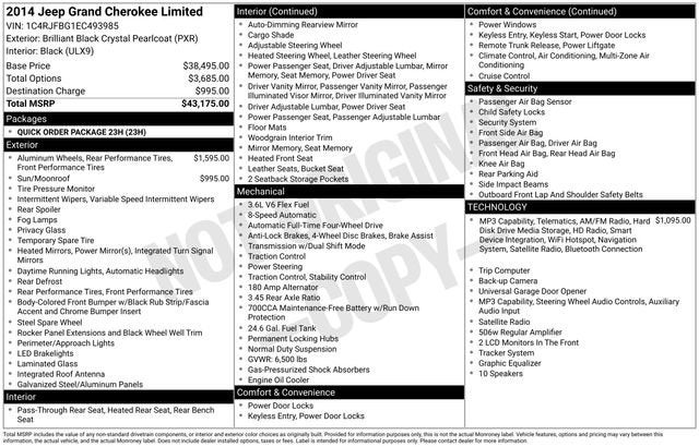 2014 Jeep Grand Cherokee Limited