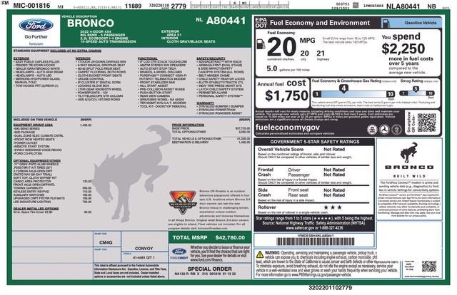 2022 Ford Bronco Base