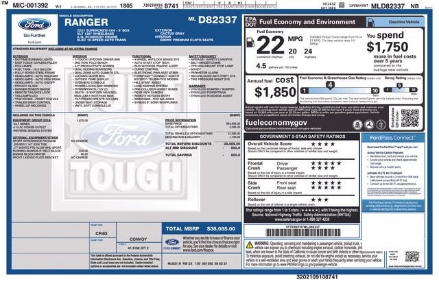 2021 Ford Ranger XLT