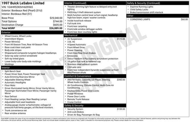 1997 Buick LeSabre Limited