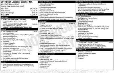 2018 Buick LaCrosse Essence