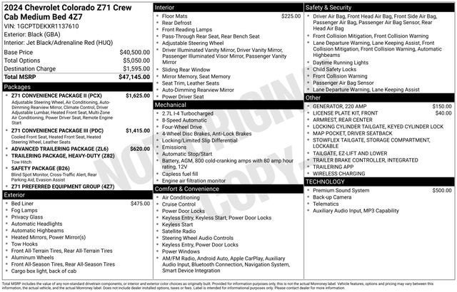 2024 Chevrolet Colorado Z71