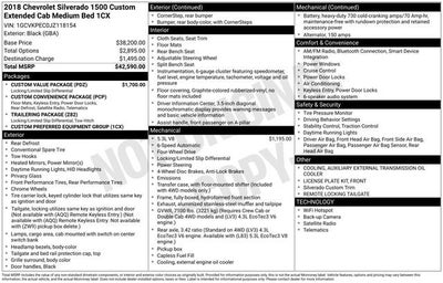 2018 Chevrolet Silverado 1500 Custom