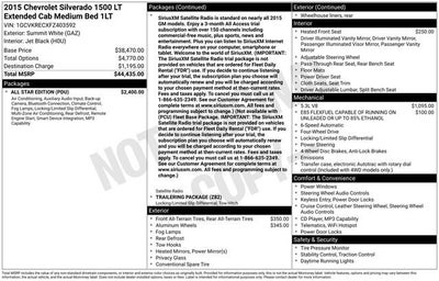 2015 Chevrolet Silverado 1500 LT