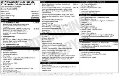 2017 Chevrolet Silverado 1500 LTZ