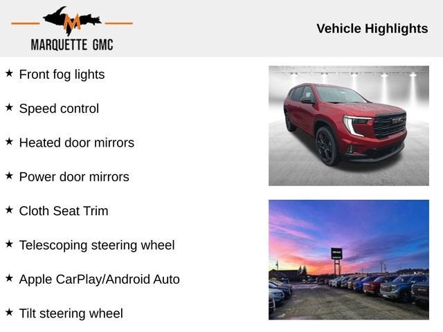 2026 GMC Acadia Elevation