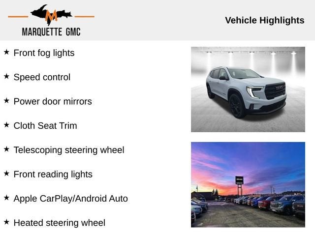 2026 GMC Acadia Elevation