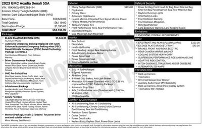 2023 GMC Acadia Denali