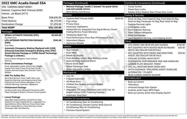 2022 GMC Acadia Denali