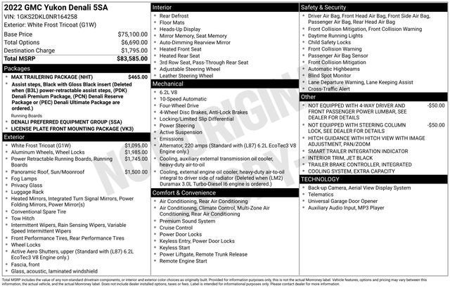 2022 GMC Yukon Denali