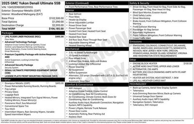 2025 GMC Yukon Denali Ultimate