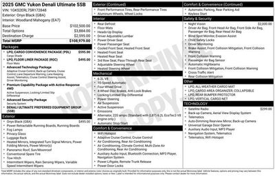 2025 GMC Yukon Denali Ultimate