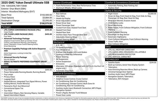 2025 GMC Yukon Denali Ultimate