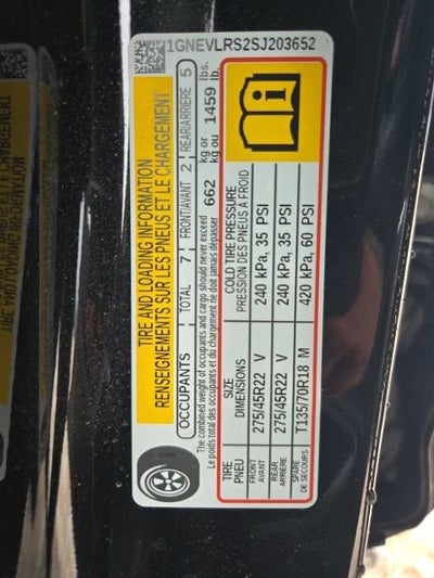 2025 Chevrolet Traverse RS