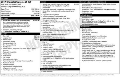 2017 Chevrolet Traverse LT