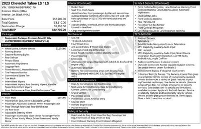 2023 Chevrolet Tahoe LS