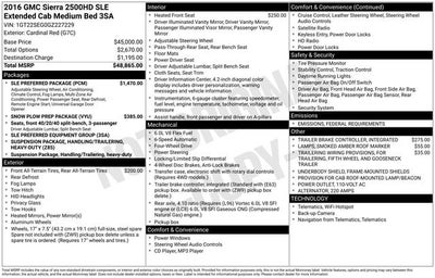 2016 GMC Sierra 2500 HD SLE