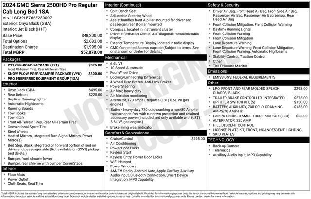 2024 GMC Sierra 2500 HD Pro