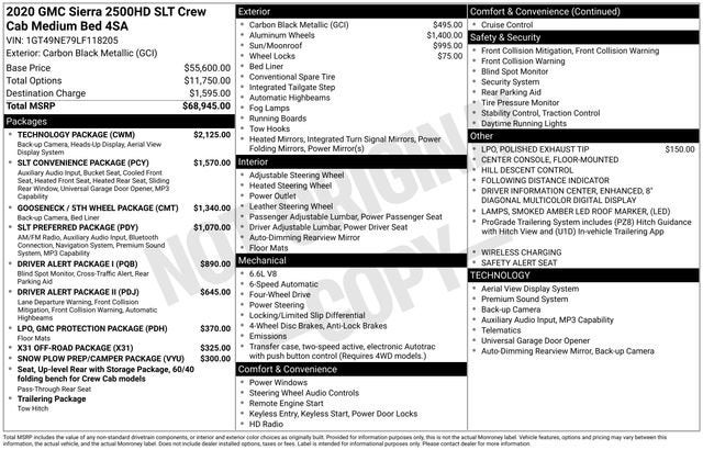 2020 GMC Sierra 2500 HD SLT