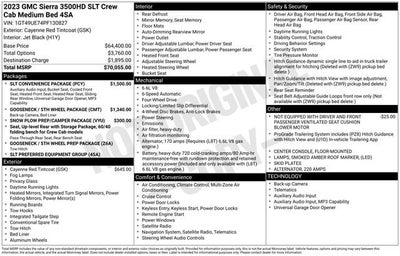 2023 GMC Sierra 3500 HD SLT