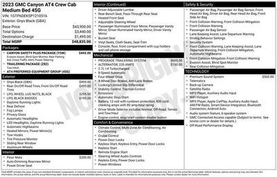 2023 GMC Canyon 4WD AT4