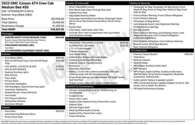 2023 GMC Canyon 4WD AT4