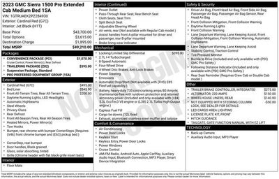 2023 GMC Sierra 1500 Pro