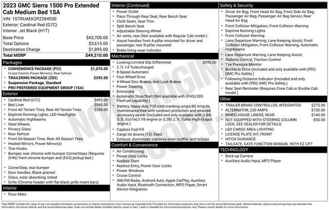 2023 GMC Sierra 1500 Pro
