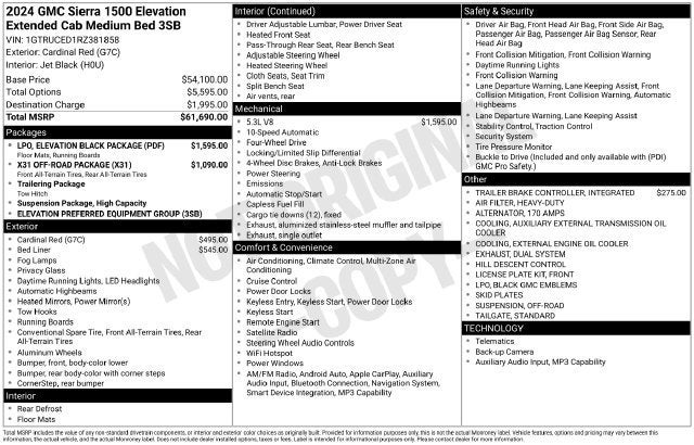 2024 GMC Sierra 1500 Elevation