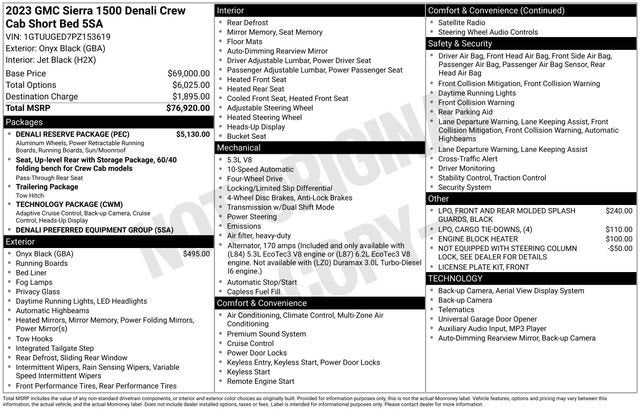 2023 GMC Sierra 1500 Denali