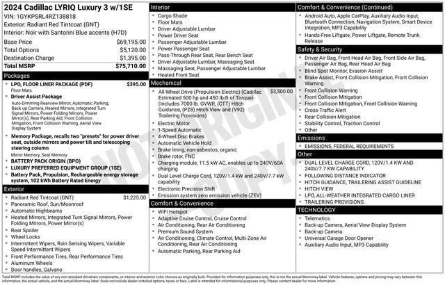 2024 Cadillac LYRIQ Luxury 3