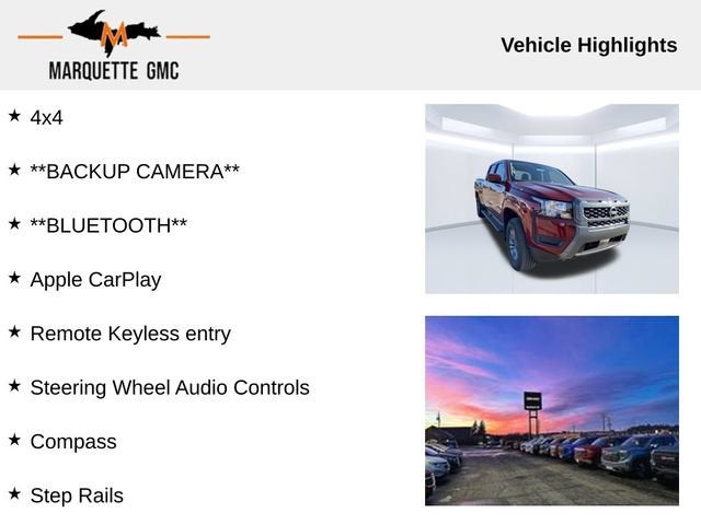 2025 Nissan Frontier Crew Cab Long Bed SV 4x4
