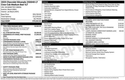 2025 Chevrolet Silverado 2500 HD LT