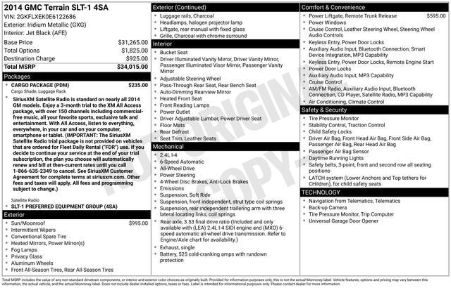 2014 GMC Terrain SLT