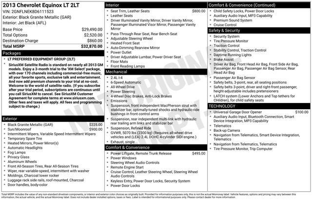 2013 Chevrolet Equinox LT
