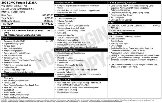2024 GMC Terrain SLE