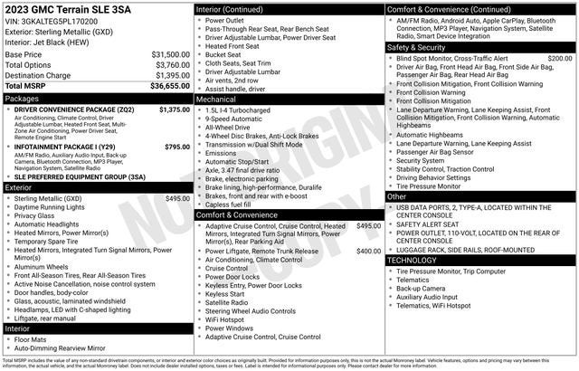 2023 GMC Terrain SLE