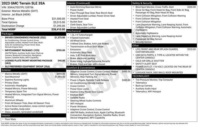 2023 GMC Terrain SLE