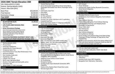 2026 GMC Terrain Elevation