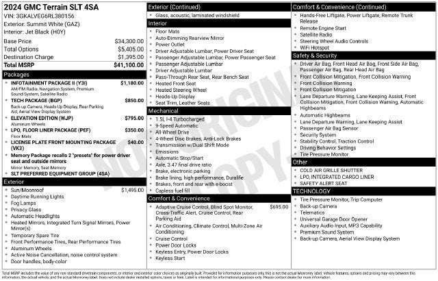 2024 GMC Terrain SLT