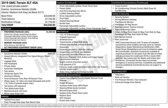 2019 GMC Terrain SLT