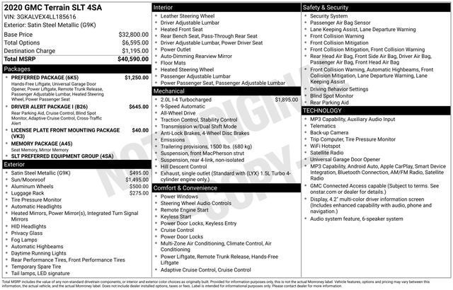 2020 GMC Terrain SLT