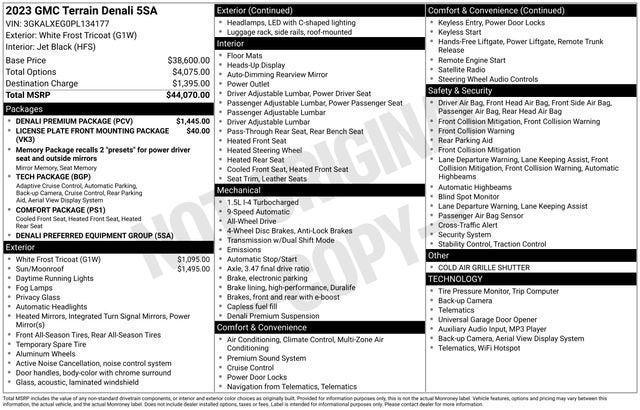 2023 GMC Terrain Denali