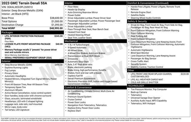 2023 GMC Terrain Denali