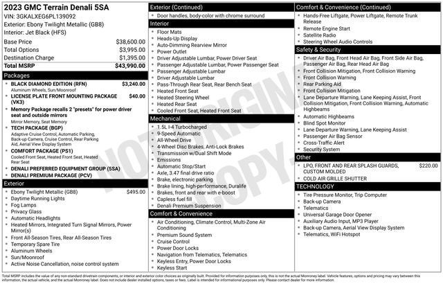 2023 GMC Terrain Denali