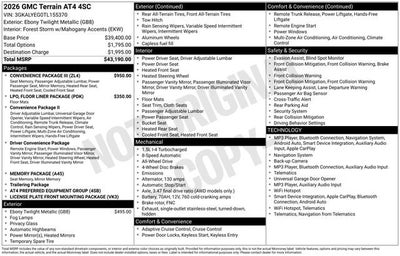 2026 GMC Terrain AT4