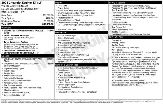 2024 Chevrolet Equinox LT