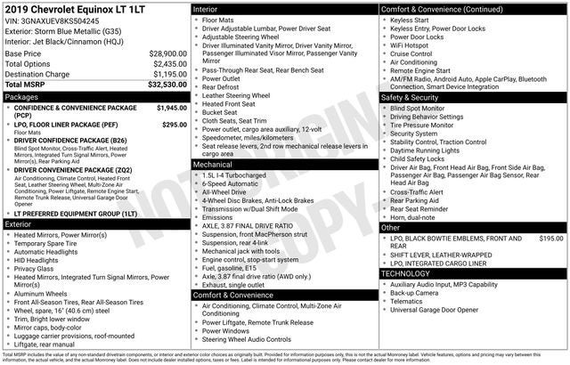 2019 Chevrolet Equinox LT
