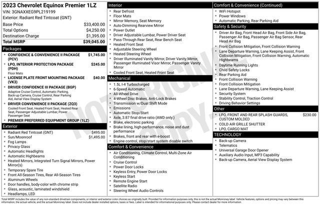 2023 Chevrolet Equinox Premier
