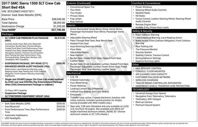 2017 GMC Sierra 1500 SLT